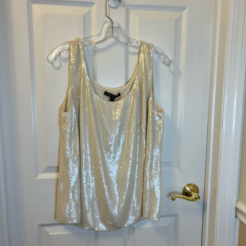 Lafayette 148 opaque tank top